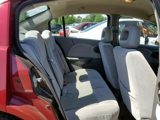 1G8AL58B77Z138164 - 2007 SATURN ION LEVEL MAROON photo 6