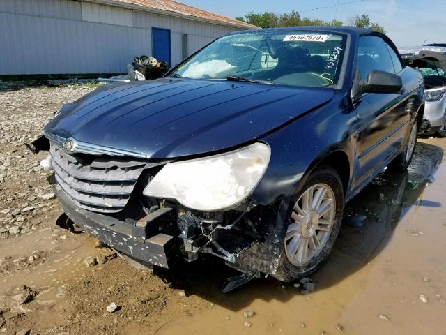 1C3LC55R08N633173 - 2008 CHRYSLER SEBRING TO BLUE photo 2