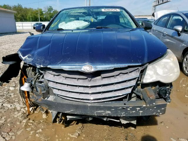 1C3LC55R08N633173 - 2008 CHRYSLER SEBRING TO BLUE photo 9