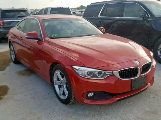 WBA3N3C53FK231850 - 2015 BMW 428 I RED photo 1