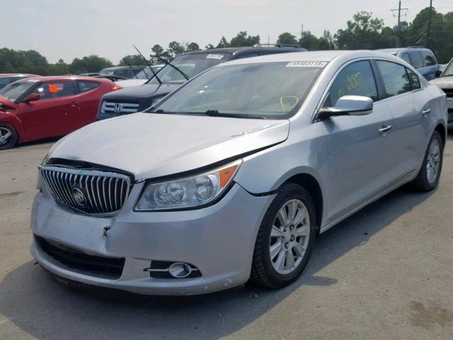 1G4GC5ER1DF194644 - 2013 BUICK LACROSSE SILVER photo 2