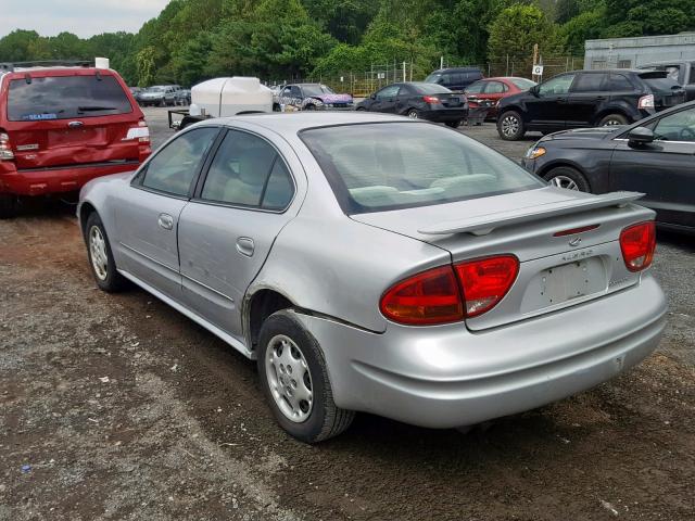 1G3NL52F14C155365 - 2004 OLDSMOBILE ALERO GL SILVER photo 3