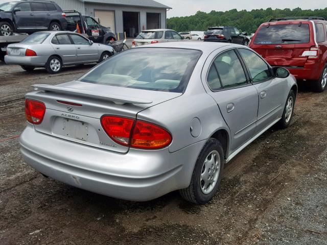 1G3NL52F14C155365 - 2004 OLDSMOBILE ALERO GL SILVER photo 4