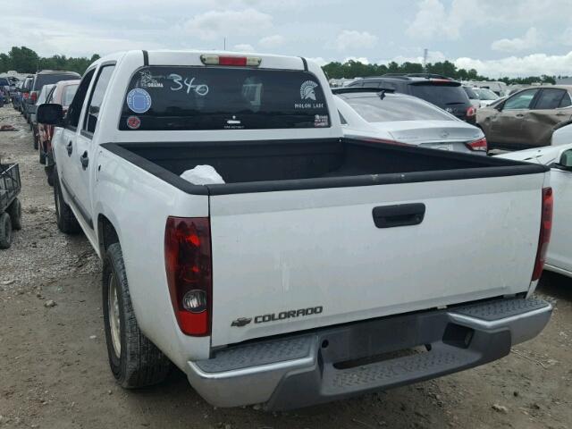 1GCCS136868112536 - 2006 CHEVROLET COLORADO WHITE photo 3