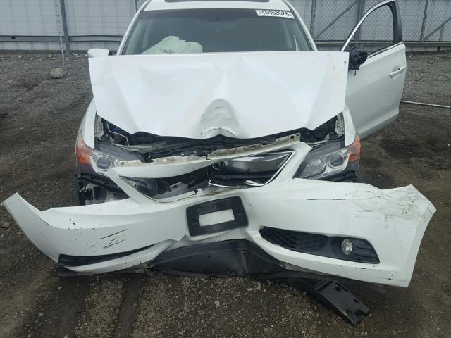 19VDE1F76DE016559 - 2013 ACURA ILX 20 TEC WHITE photo 7