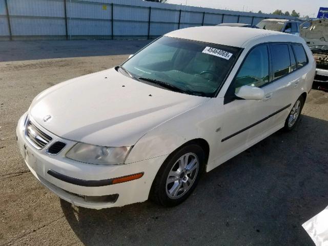 YS3FD59Y361026706 - 2006 SAAB 9-3 WHITE photo 2