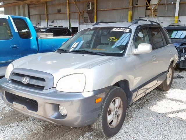 KM8SC13E56U078638 - 2006 HYUNDAI SANTA FE G SILVER photo 2