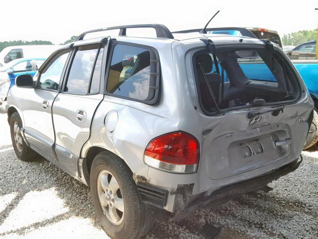 KM8SC13E56U078638 - 2006 HYUNDAI SANTA FE G SILVER photo 3