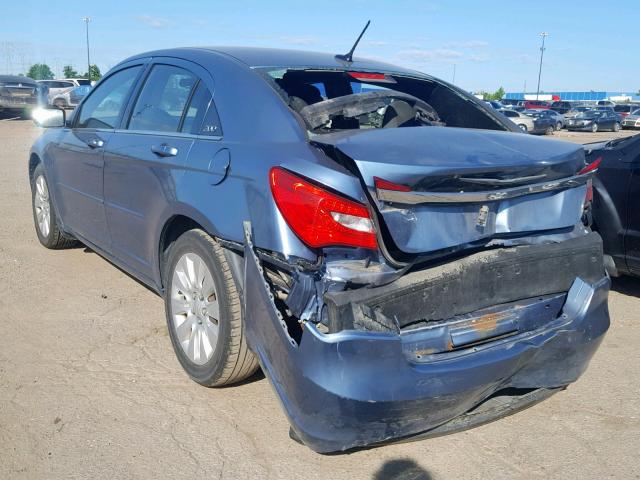 1C3BC4FB7BN552931 - 2011 CHRYSLER 200 LX BLUE photo 3