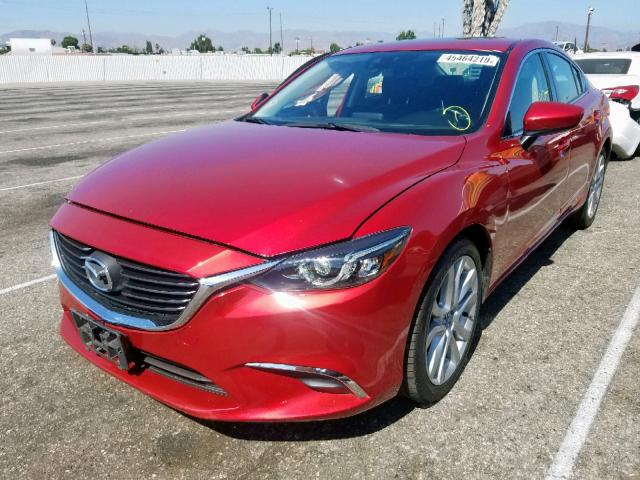 JM1GJ1T51G1415776 - 2016 MAZDA 6 TOURING RED photo 2