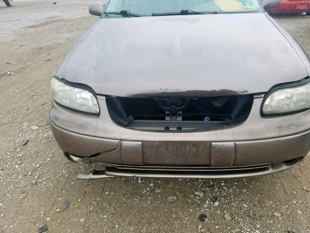 1G1NE52J7Y6145306 - 2000 CHEVROLET MALIBU LS BROWN photo 9