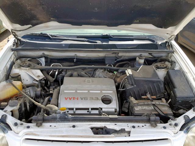 JTEEP21AX40036350 - 2004 TOYOTA HIGHLANDER WHITE photo 7