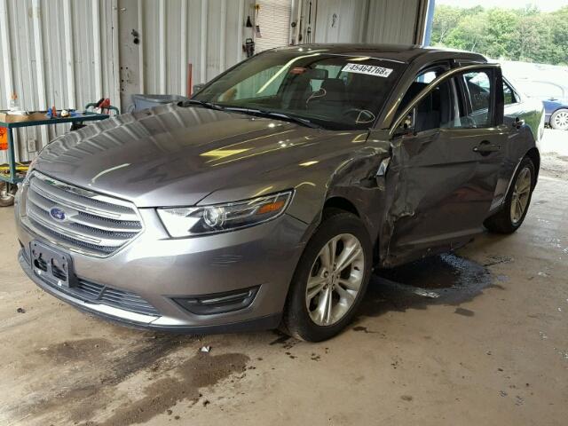 1FAHP2E82EG160653 - 2014 FORD TAURUS SEL GRAY photo 2