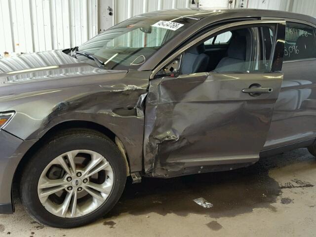 1FAHP2E82EG160653 - 2014 FORD TAURUS SEL GRAY photo 9