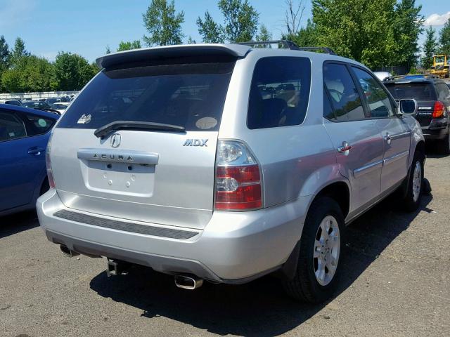 2HNYD18935H531352 - 2005 ACURA MDX TOURIN SILVER photo 4