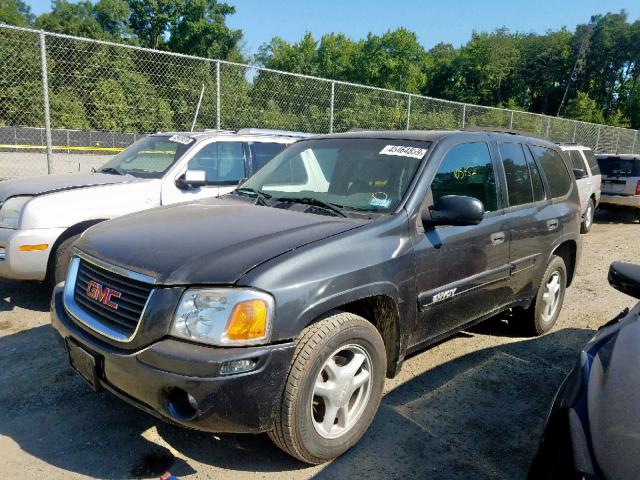 1GKDT13SX42214228 - 2004 GMC ENVOY BLACK photo 2