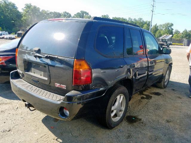 1GKDT13SX42214228 - 2004 GMC ENVOY BLACK photo 4