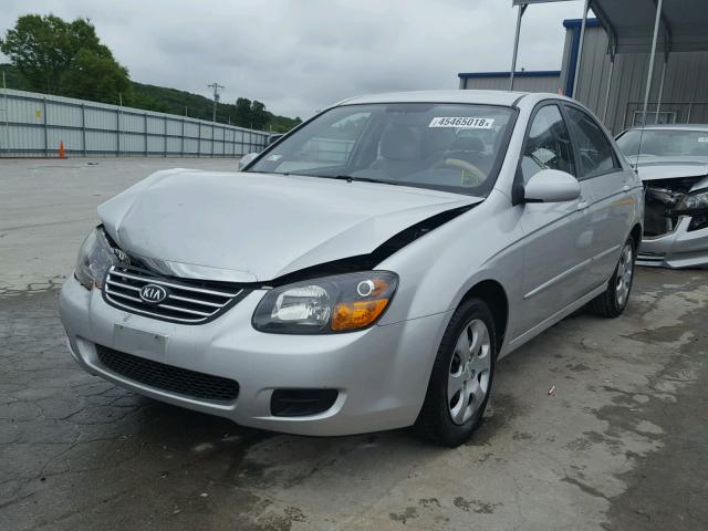 KNAFE221495625169 - 2009 KIA SPECTRA EX SILVER photo 2