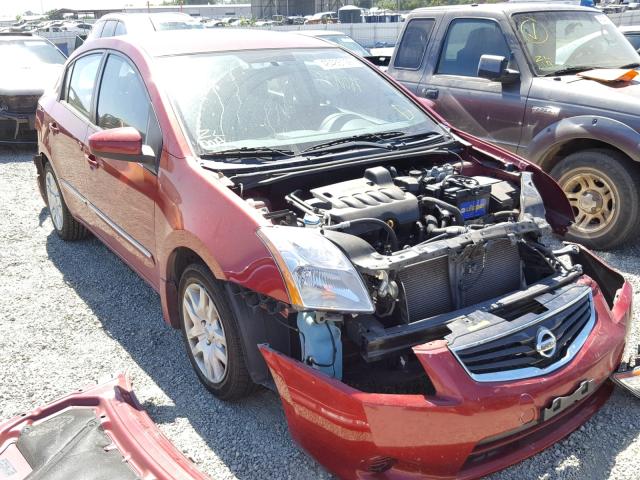 3N1AB6AP2AL661324 - 2010 NISSAN SENTRA 2.0 BURGUNDY photo 1