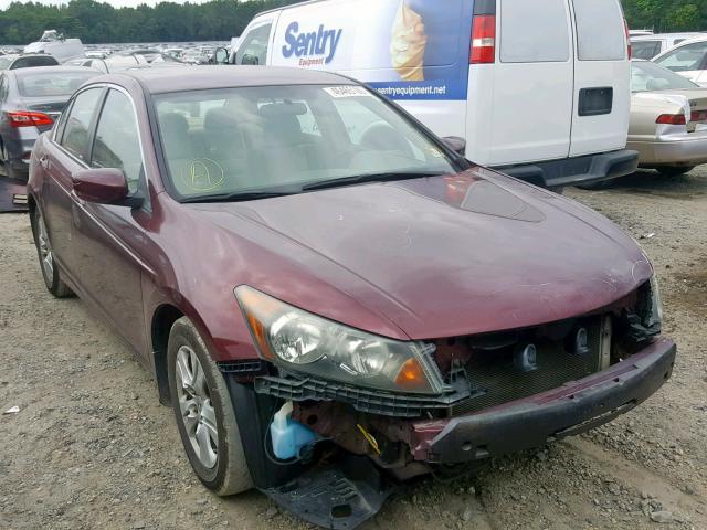 1HGCP26458A010514 - 2008 HONDA ACCORD LXP BURGUNDY photo 1