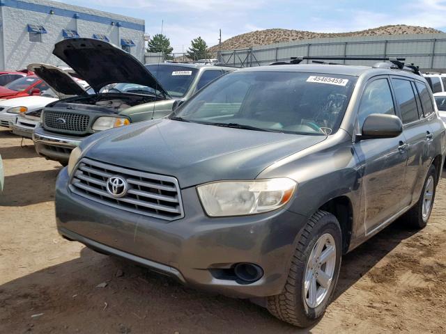 JTEES41A882001567 - 2008 TOYOTA HIGHLANDER GREEN photo 2