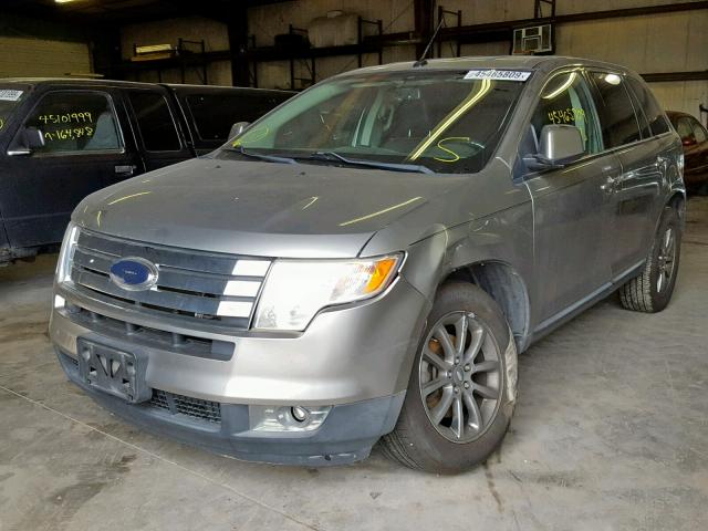 2FMDK48CX8BA42215 - 2008 FORD EDGE SEL GRAY photo 2