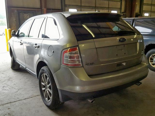 2FMDK48CX8BA42215 - 2008 FORD EDGE SEL GRAY photo 3