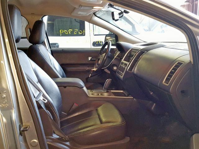 2FMDK48CX8BA42215 - 2008 FORD EDGE SEL GRAY photo 5