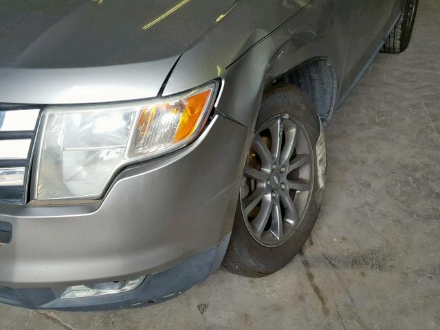 2FMDK48CX8BA42215 - 2008 FORD EDGE SEL GRAY photo 9