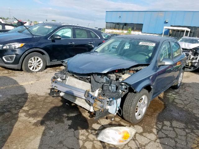 1G1AL55F777353867 - 2007 CHEVROLET COBALT LT BLUE photo 2