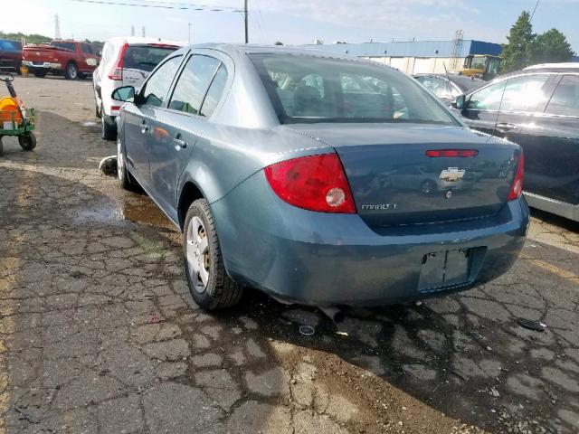 1G1AL55F777353867 - 2007 CHEVROLET COBALT LT BLUE photo 3