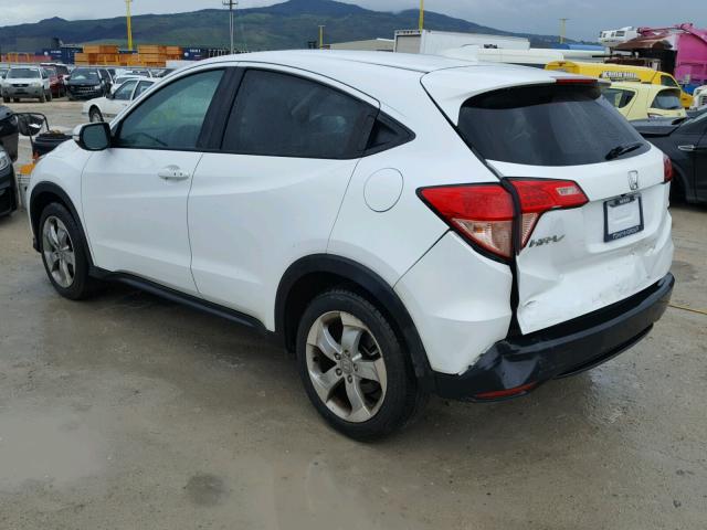 3CZRU6H50GM739899 - 2016 HONDA HR-V EX WHITE photo 3