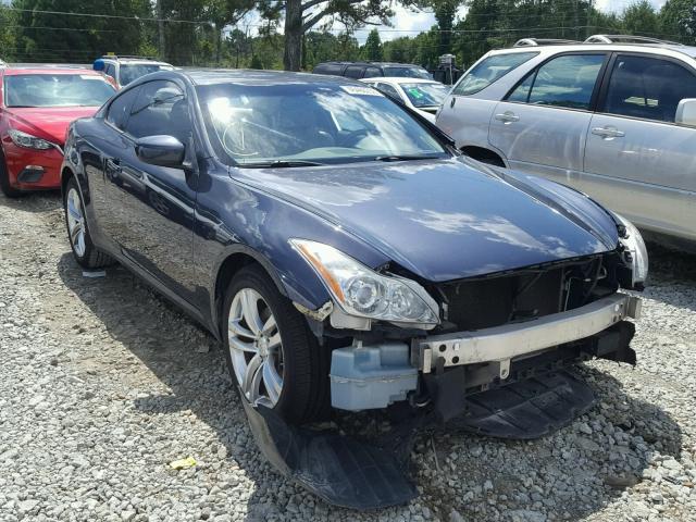 JNKCV64F89M653437 - 2009 INFINITI G37 BLUE photo 1