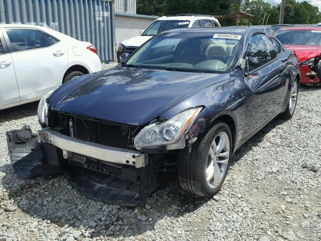 JNKCV64F89M653437 - 2009 INFINITI G37 BLUE photo 2