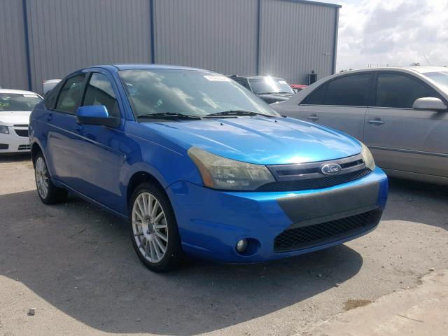 1FAHP3GN6AW194796 - 2010 FORD FOCUS SES BLUE photo 1