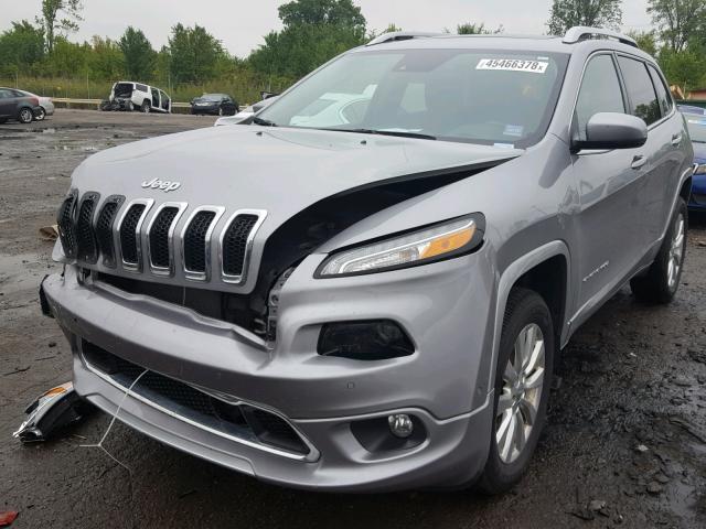 1C4PJMJS2HW599477 - 2017 JEEP CHEROKEE O GRAY photo 2