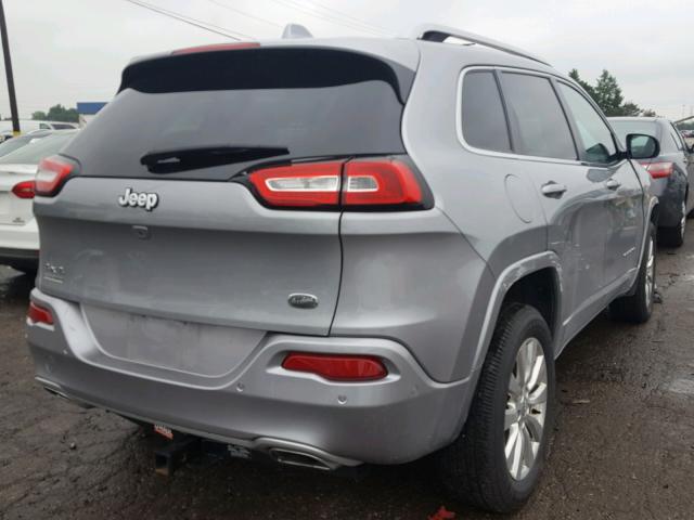 1C4PJMJS2HW599477 - 2017 JEEP CHEROKEE O GRAY photo 4