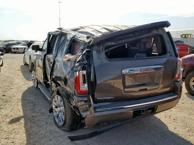 1GKS2CKJ5GR305529 - 2016 GMC YUKON DENA BROWN photo 3