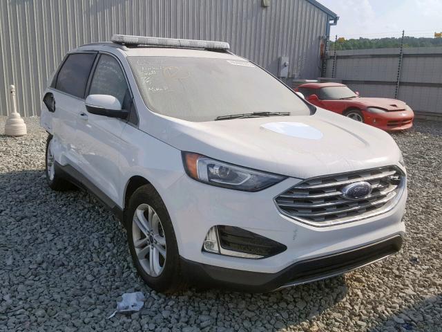 2FMPK4J9XKBB20611 - 2019 FORD EDGE SEL WHITE photo 1