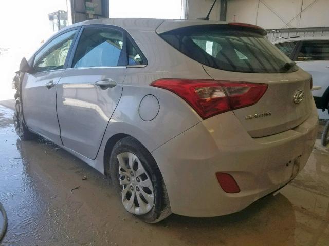 KMHD35LH2HU376416 - 2017 HYUNDAI ELANTRA GT SILVER photo 3