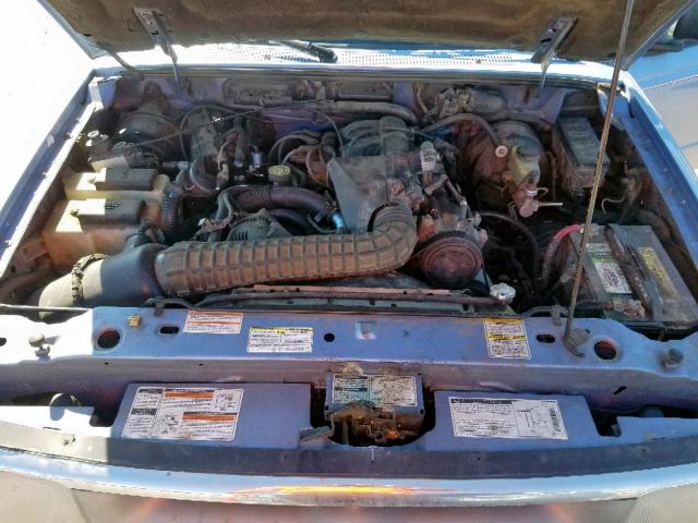 1FTCR14X0VPA39251 - 1997 FORD RANGER SUP BLUE photo 7