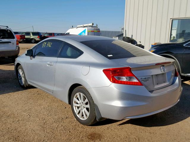 2HGFG3B15CH538143 - 2012 HONDA CIVIC EXL 银色 照片 3