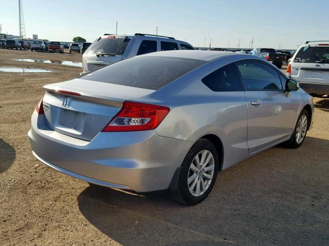 2HGFG3B15CH538143 - 2012 HONDA CIVIC EXL 银色 照片 4