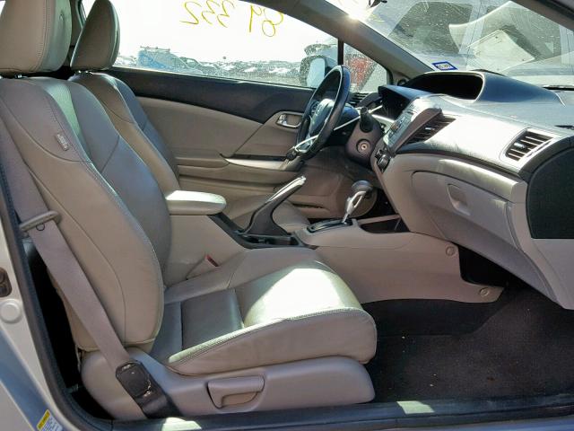 2HGFG3B15CH538143 - 2012 HONDA CIVIC EXL 银色 照片 5