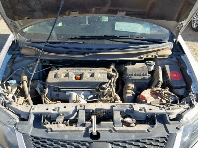 2HGFG3B15CH538143 - 2012 HONDA CIVIC EXL 银色 照片 7