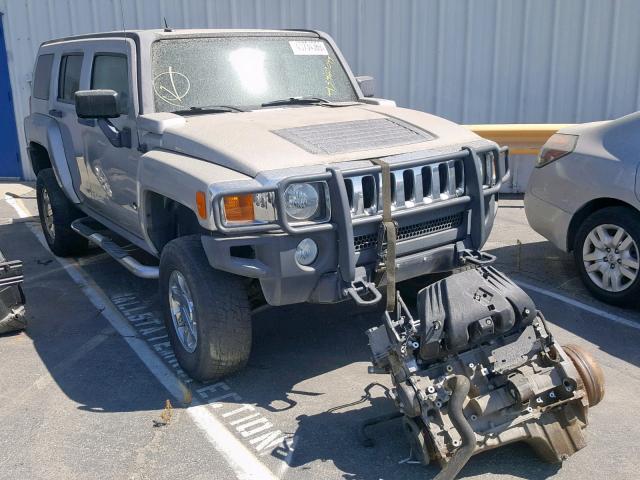 5GTDN13EX78234991 - 2007 HUMMER H3 BEIGE photo 1