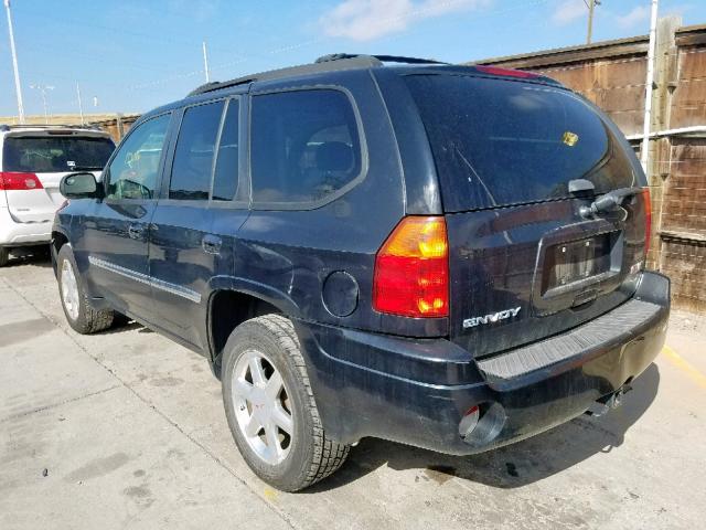 1GKDT13S882189867 - 2008 GMC ENVOY BLACK photo 3