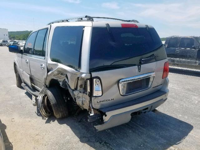 5LMFU27R03LJ34422 - 2003 LINCOLN NAVIGATOR ნაცრისფერი ფოტო 3