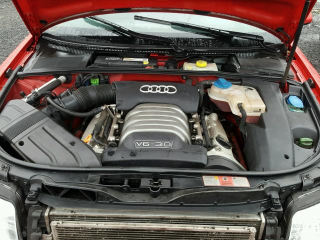 WAULT68E04A166975 - 2004 AUDI A4 3.0 QUA RED photo 7