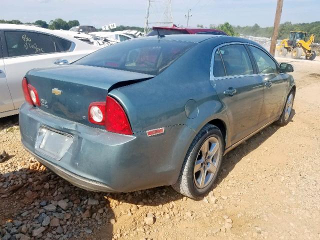 1G1ZH57B49F205179 - 2009 CHEVROLET MALIBU 1LT TEAL photo 4